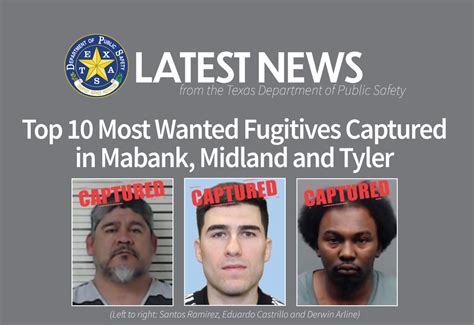 most wanted fugitives captured